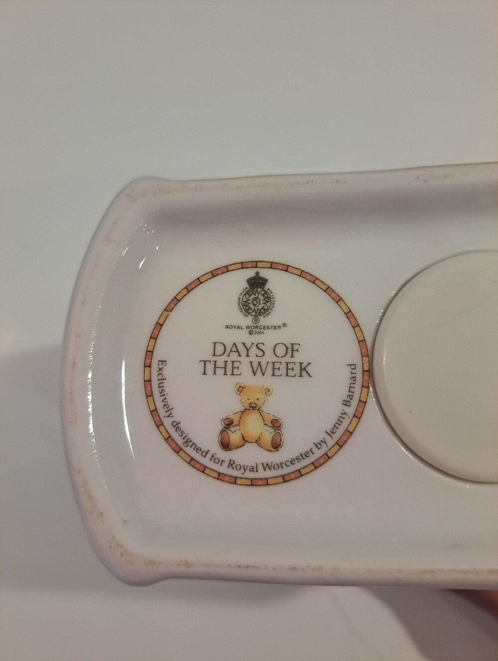 Royal Worcester Days Of The Week Savings Bank "FRIDAY" 4 1/2" T - Picture 5 of 7